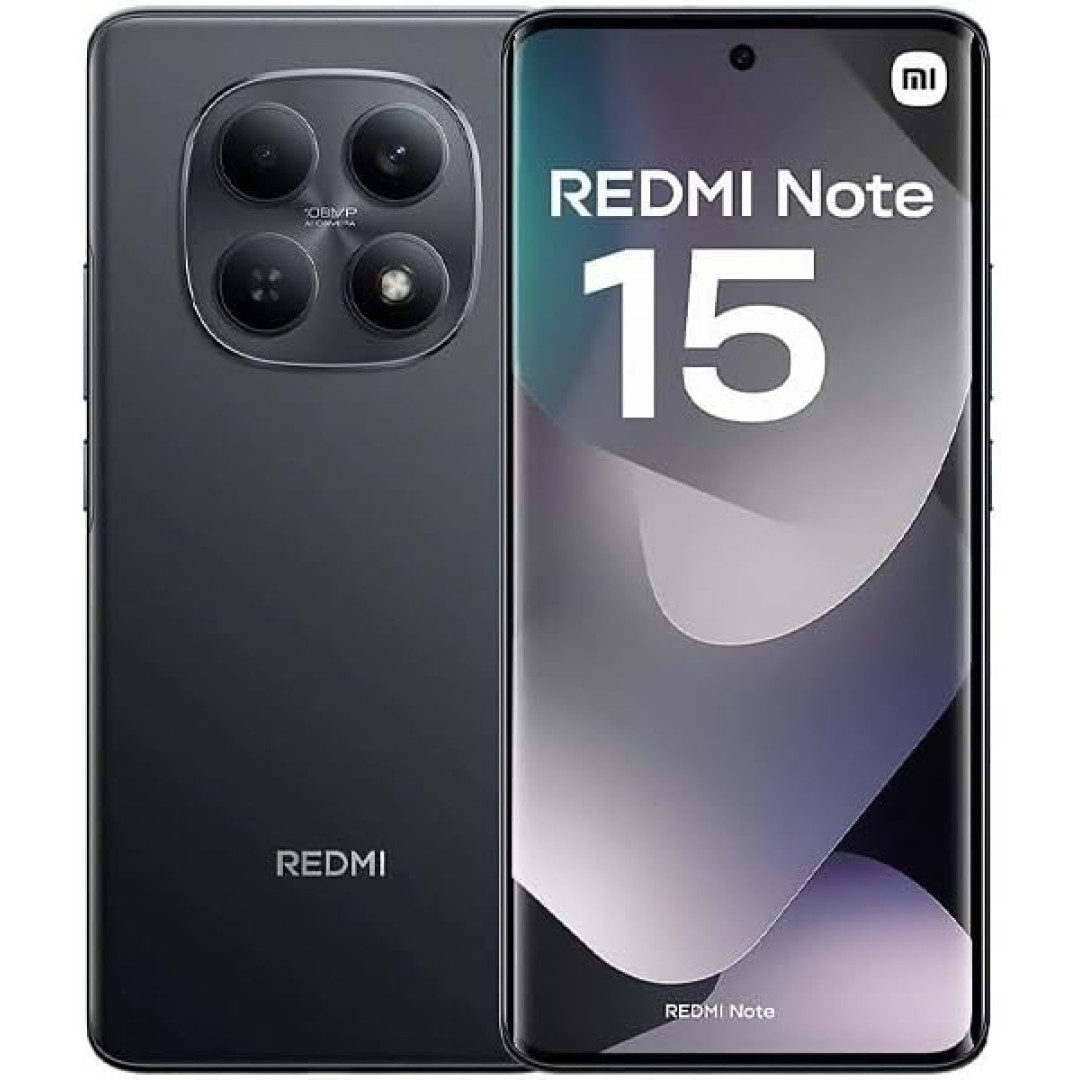 Smartphone Xiaomi Redmi Note 15 Preto 8GB RAM 256GB ROM (2510DRA23L)